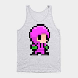 pixelated pink hoodie little man Tank Top